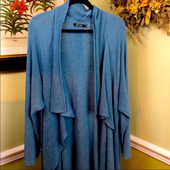NIC+ZOE Sweaters - Nic + Zoe Waterfall Cardigan, 3X